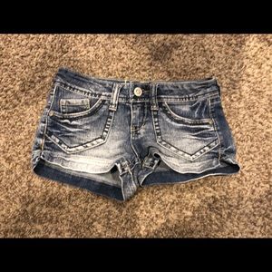 Junior jean shorts